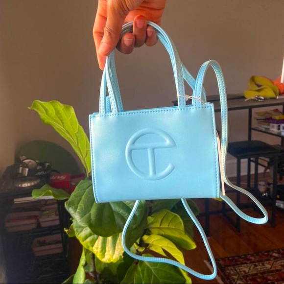 Telfar Pool Blue Small Shopping Bag - Picture 2 of 5